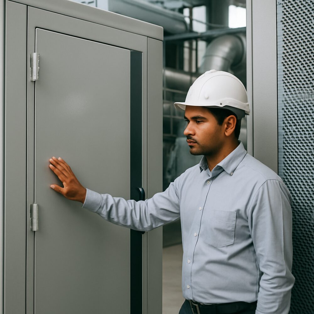 Acoustic Door Manufacturer in India - Acoustic Door Manufacturer support by EchoShield Acoustic for India
