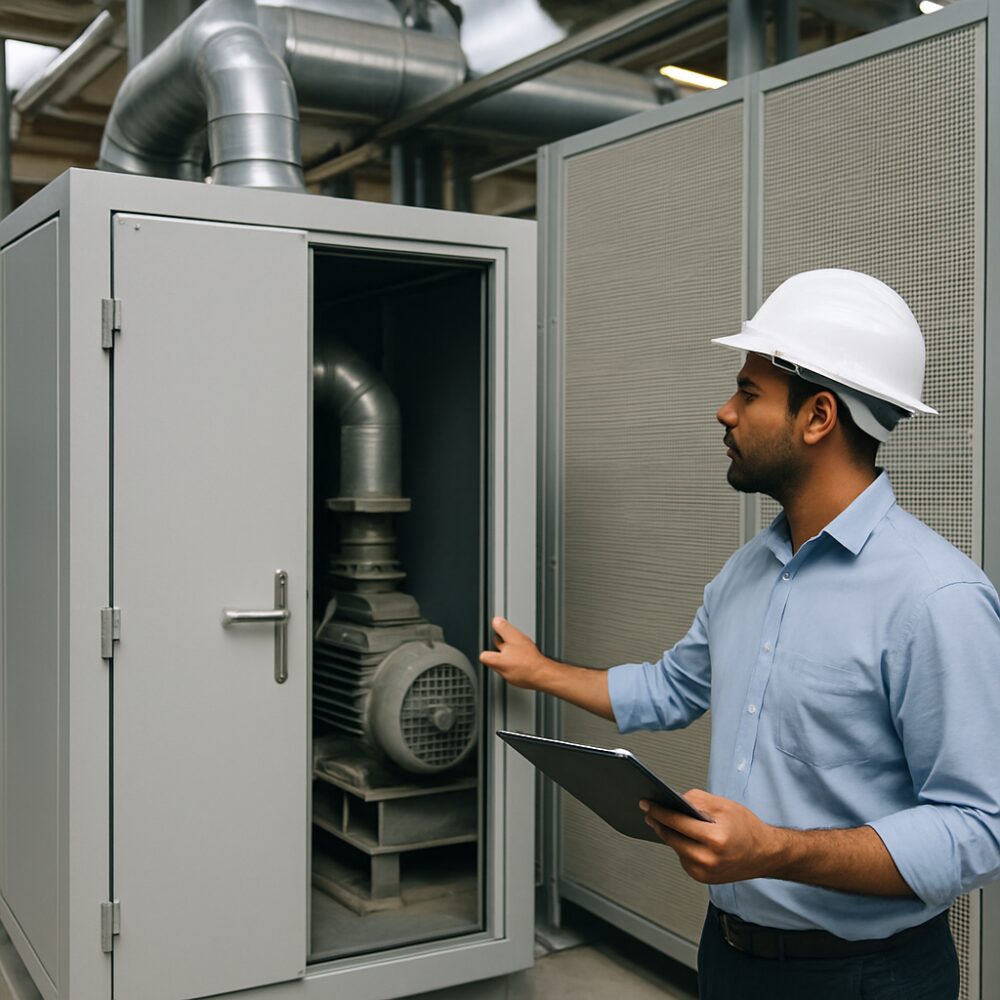 Acoustic Enclosure Maintenance in India - Acoustic Enclosure Maintenance support by EchoShield Acoustic for India
