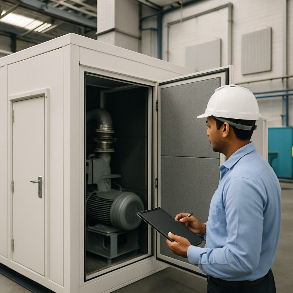 Acoustic Hood in India - Acoustic Hood support by EchoShield Acoustic for India