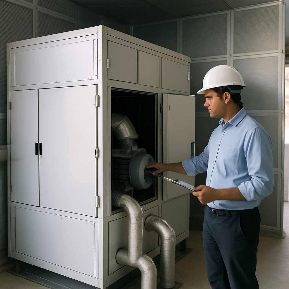 AHU Room Acoustic Treatment in India - AHU Room Acoustic Treatment support by EchoShield Acoustic for India