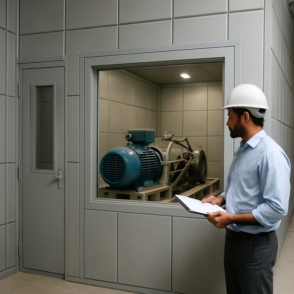 Chassis Dynamometer Test Room in India - Chassis Dynamometer Test Room support by EchoShield Acoustic for India