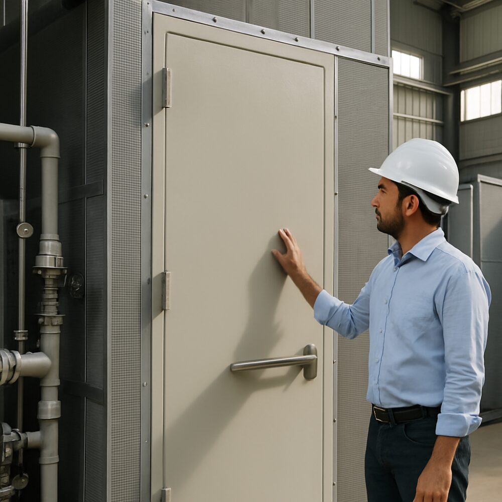 Chemical and Fume Resistant Door in India - Chemical and Fume Resistant Door support by EchoShield Acoustic for India
