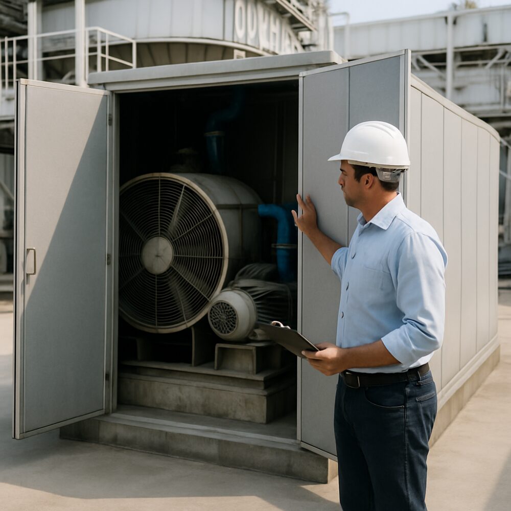 Cooling Tower Noise Control in India - Cooling Tower Noise Control support by EchoShield Acoustic for India