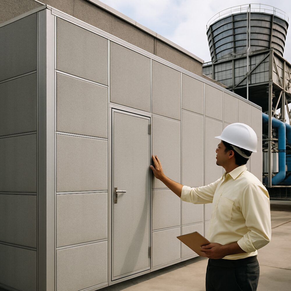 Cooling Tower Silencer in India - Cooling Tower Silencer support by EchoShield Acoustic for India
