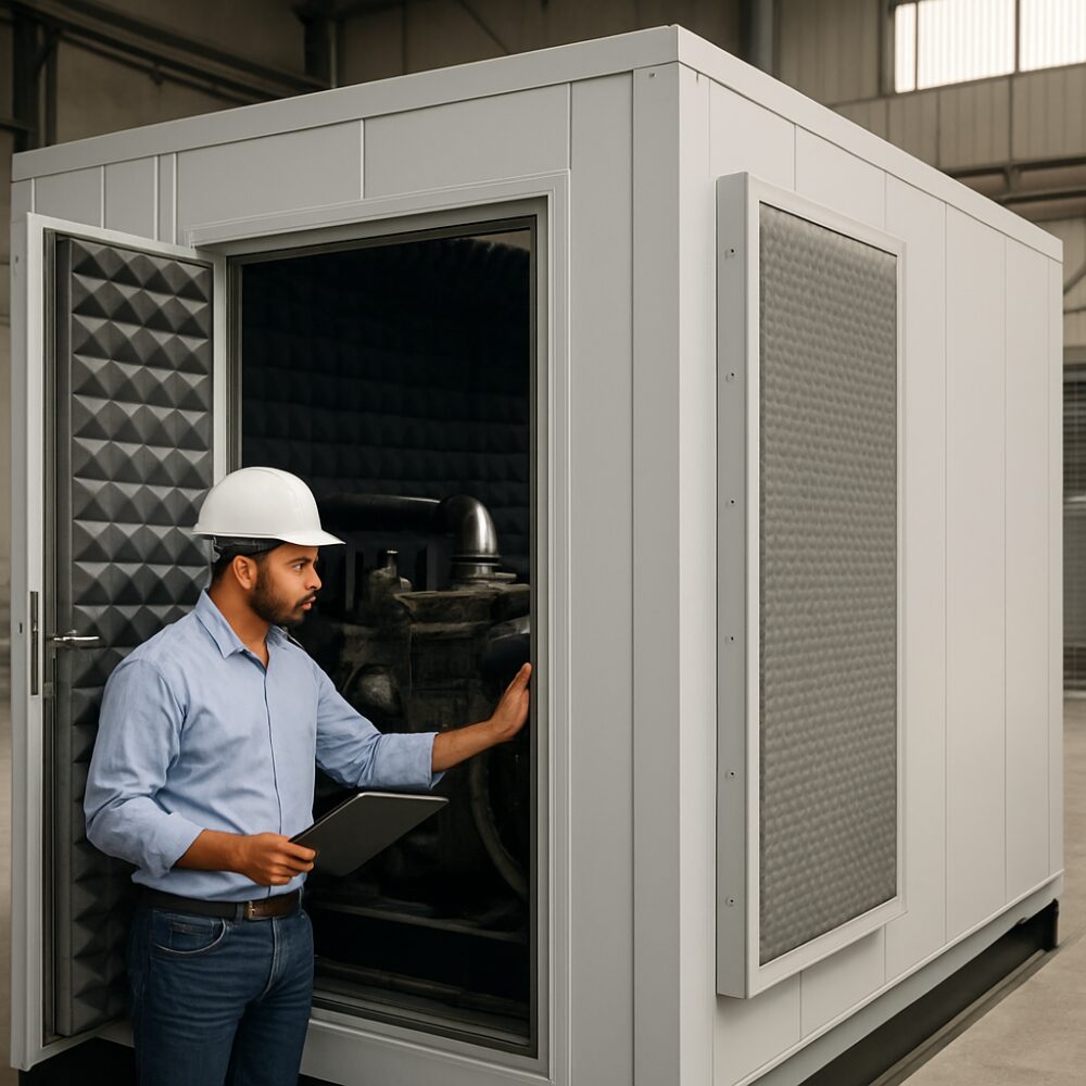 DG Room Acoustic Treatment in India - DG Room Acoustic Treatment support by EchoShield Acoustic for India