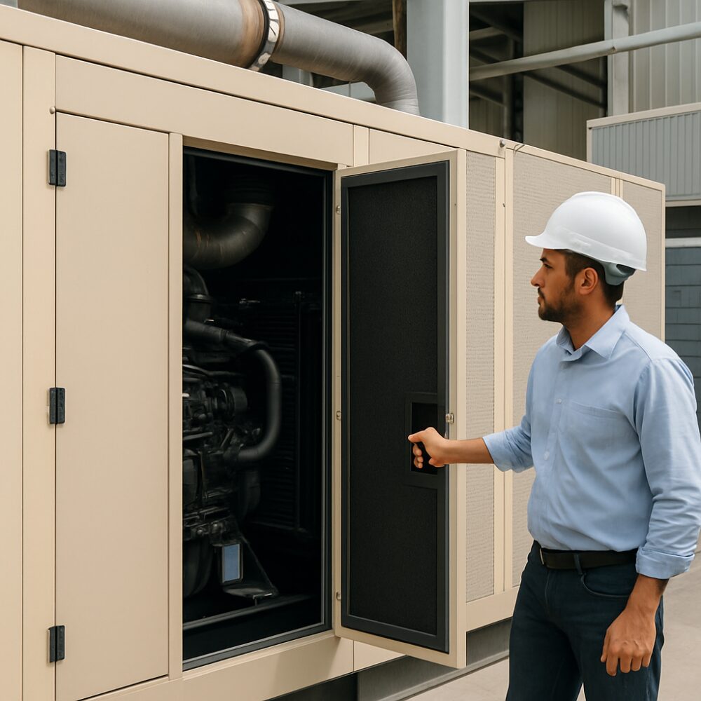 DG Set Acoustic Enclosure in India - DG Set Acoustic Enclosure support by EchoShield Acoustic for India