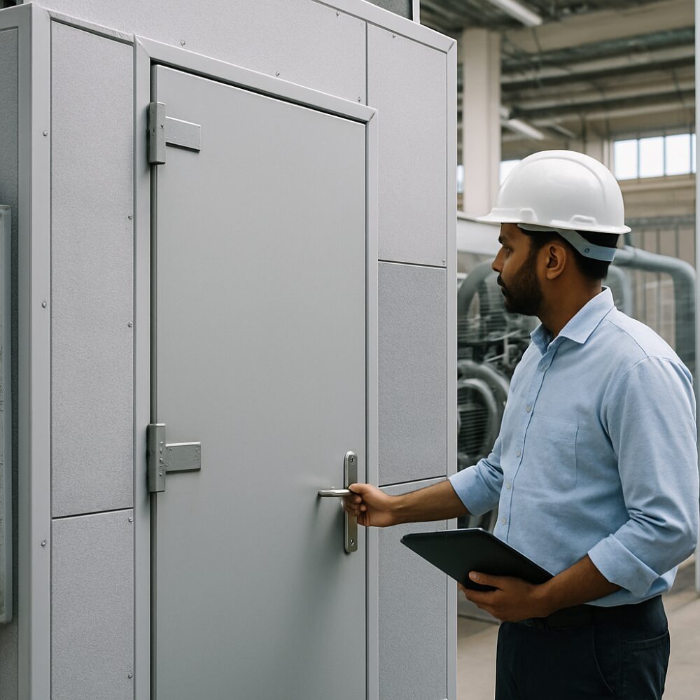 Fire Rated Acoustic Door in India - Fire Rated Acoustic Door support by EchoShield Acoustic for India