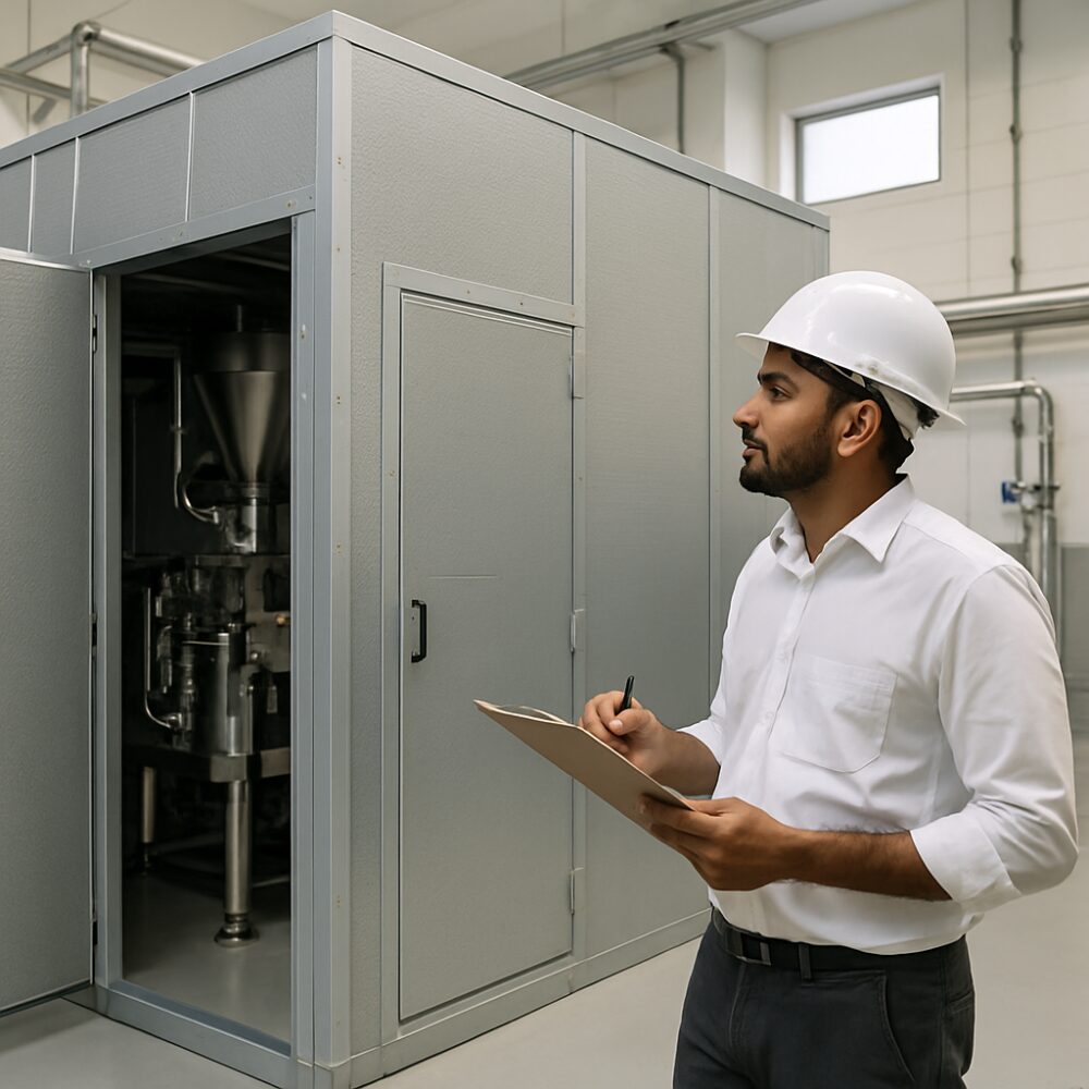 Food Processing Clean Room in India - Food Processing Clean Room support by EchoShield Acoustic for India