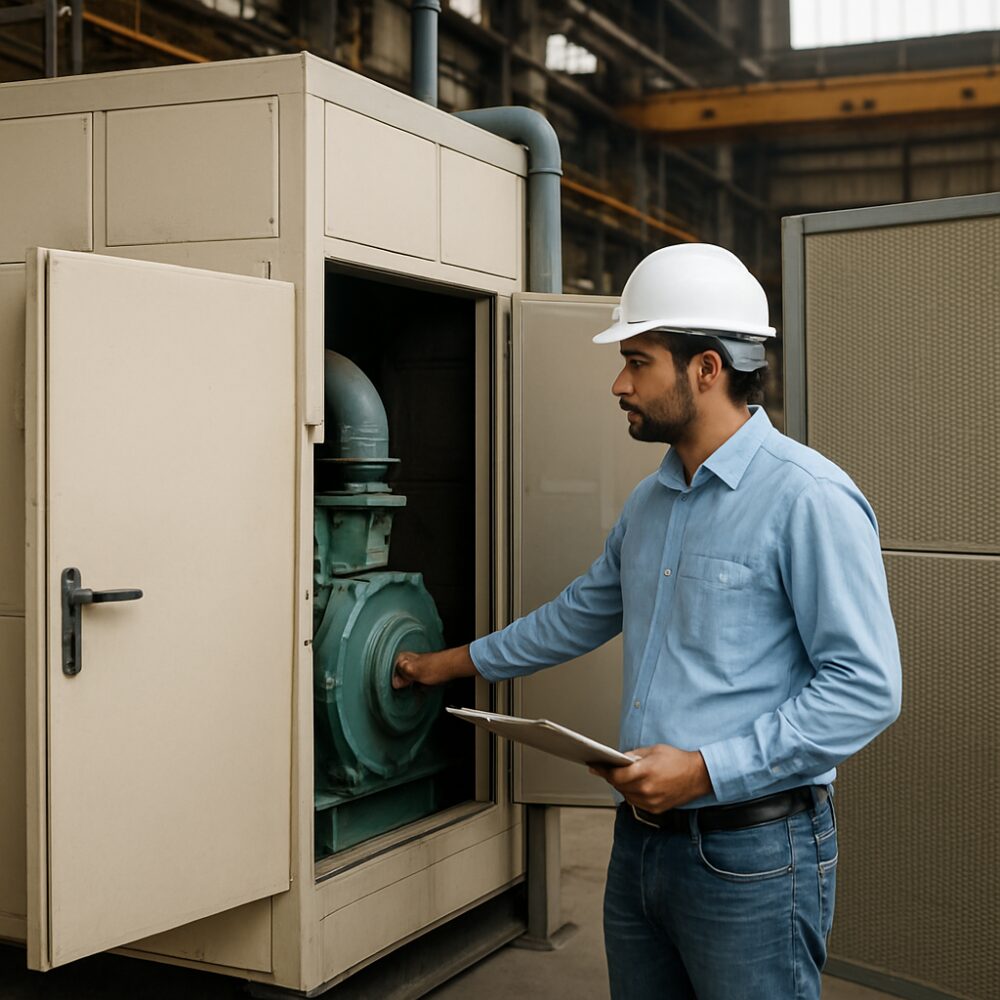 Foundry & Metal Works - foundry noise control solutions support by EchoShield Acoustic for India