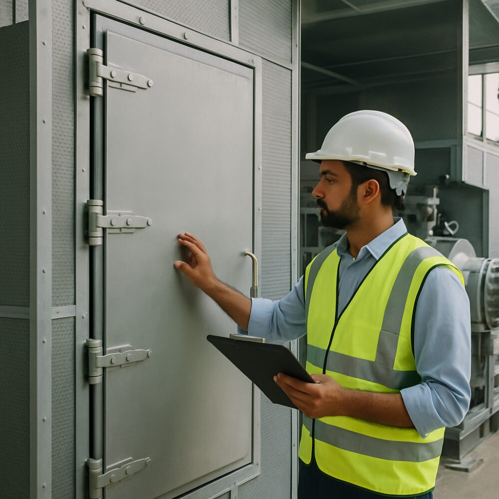 Gas Airtight Door in India - Gas Airtight Door support by EchoShield Acoustic for India