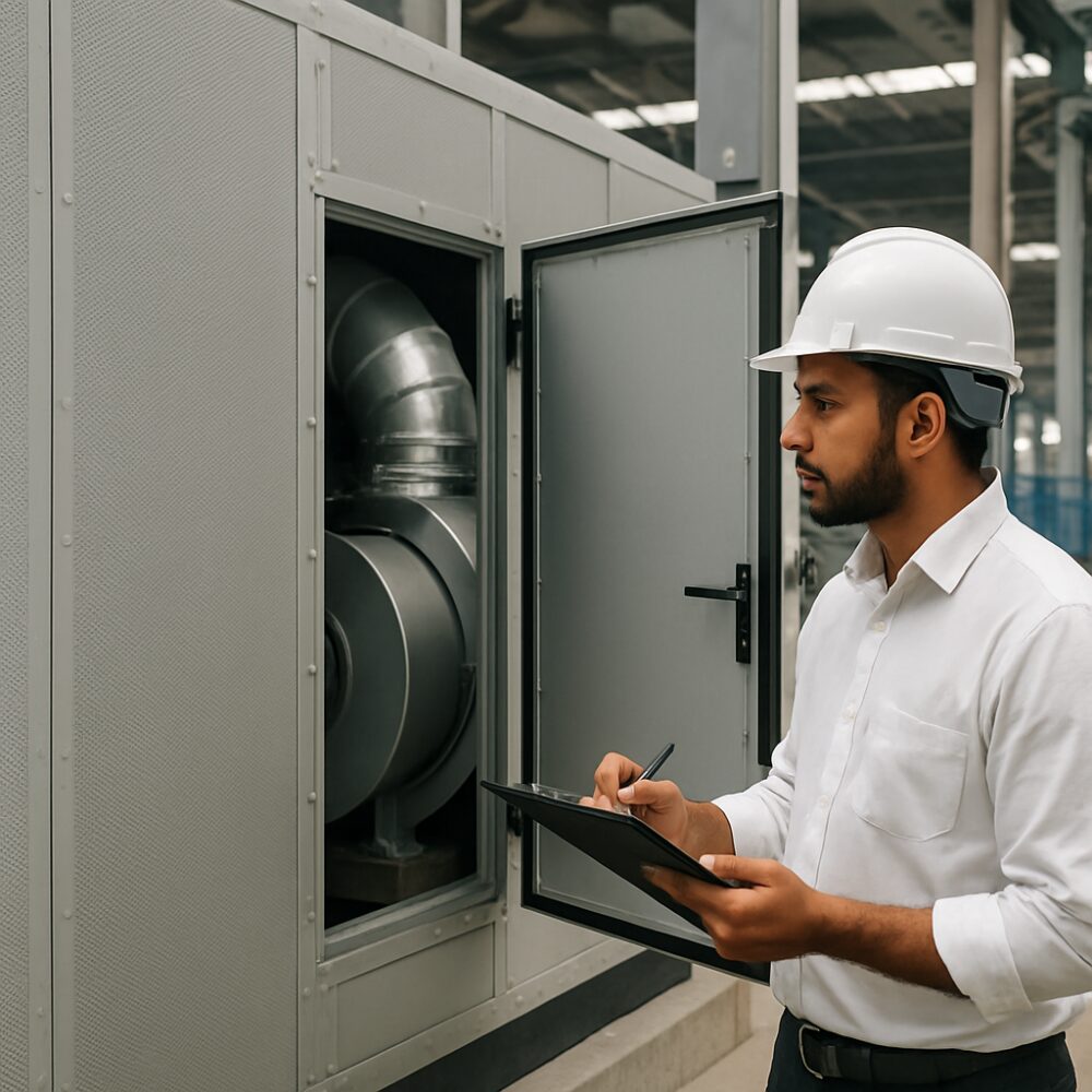 HVAC Acoustic Enclosure - HVAC Acoustic Enclosure support by EchoShield Acoustic for India