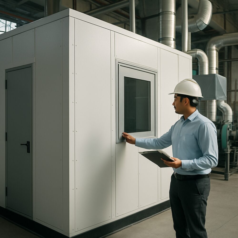 Modular Clean Room Manufacturer in Faridabad - Modular Clean Room Manufacturer in Faridabad support by EchoShield Acoustic for India