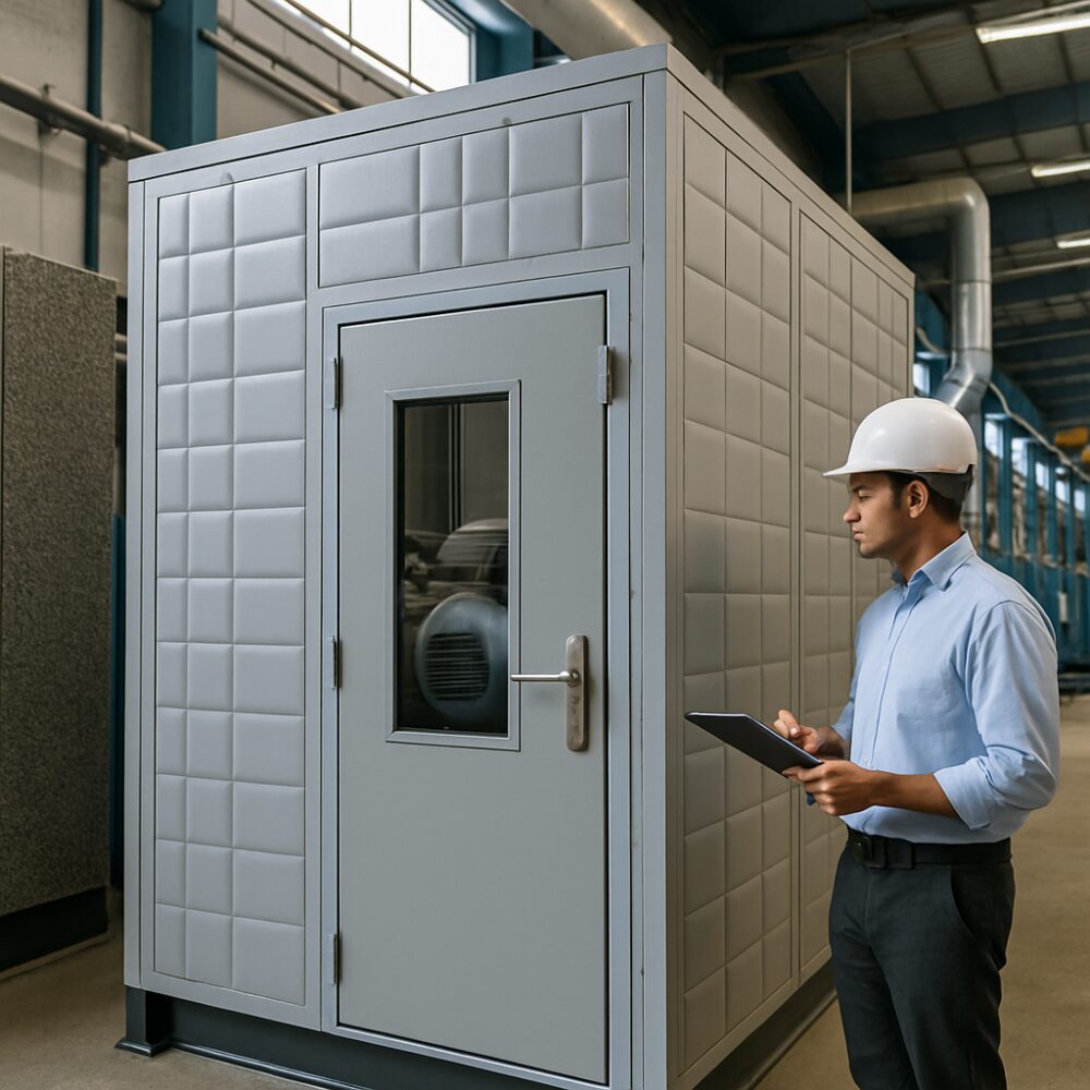 Noise Test Booth in India - Noise Test Booth support by EchoShield Acoustic for India