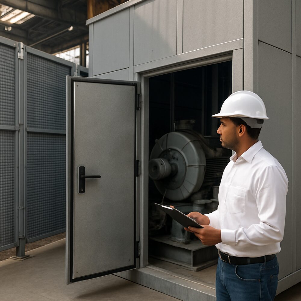 Steel Plants - acoustic solutions for steel plants support by EchoShield Acoustic for India
