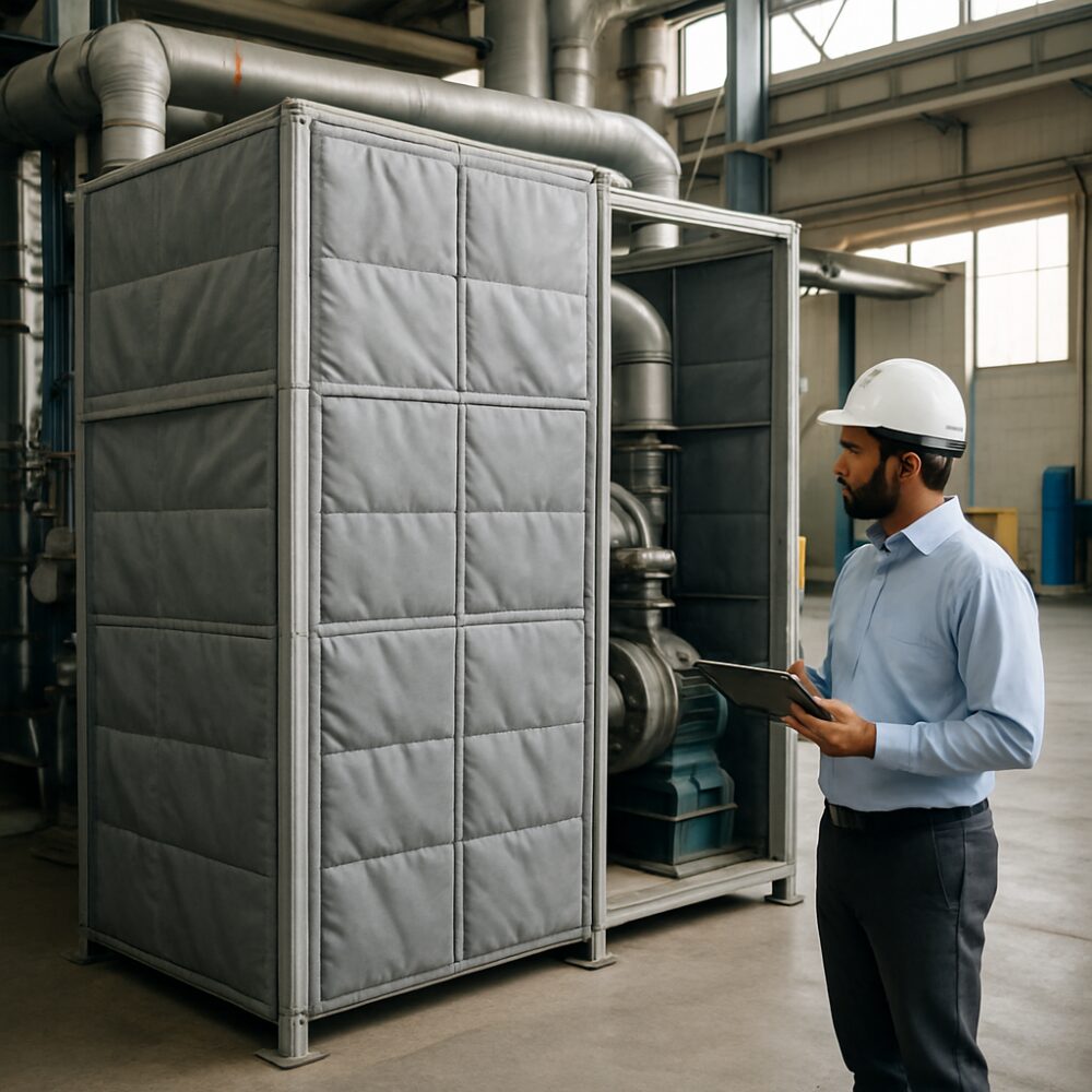 Temporary Noise Barrier in India - Temporary Noise Barrier support by EchoShield Acoustic for India